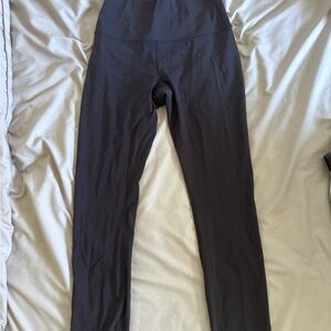 High-Waisted Black Lululemon leggings